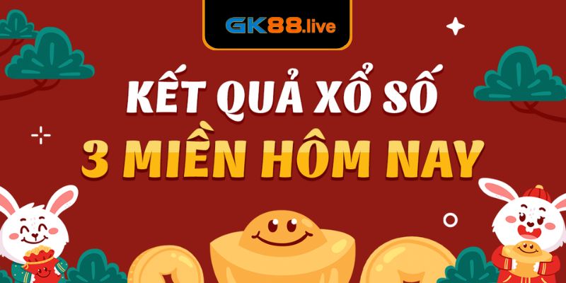 Khái quát thông tin về xổ số 3 miền tại GK88